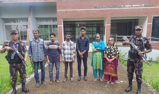 কমলগঞ্জ সীমান্ত দিয়ে ৬ জনকে পুশইন