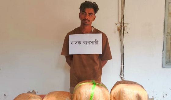 হাজিগঞ্জ উপজেলায় মাদক ব্যবসায়ী আটক