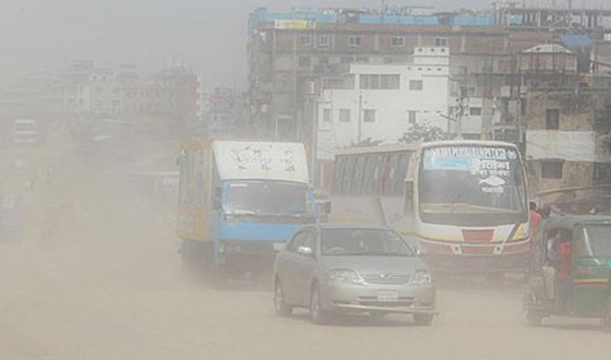 ঢাকার বাতাস আজ ‘অস্বাস্থ্যকর’: শীর্ষে?