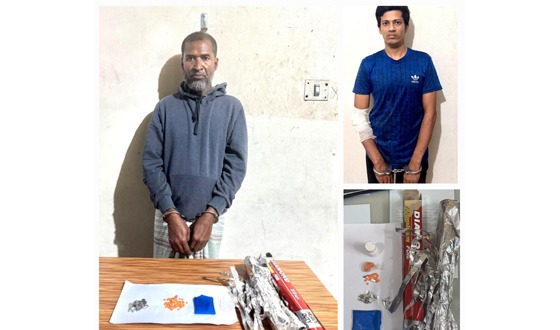 ফরিদগঞ্জে ইয়াবাসহ ২ মাদক কারবারি গ্রেফতার