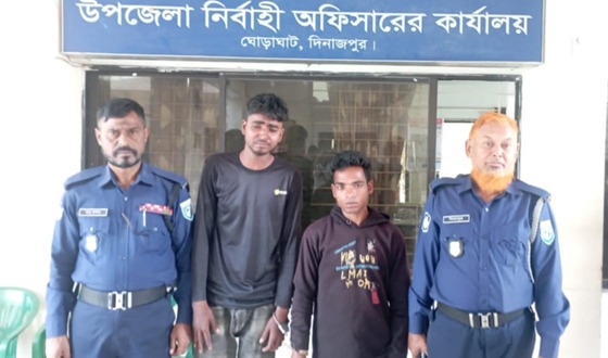 ঘোড়াঘাটে অবৈধ বালু পরিবহনের দায়ে ২ শ্রমিকে কারাদণ্ড