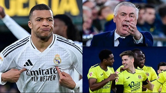 জোড়া গোল এমবাপের, ভিয়ারিয়ালের সাথে জয় পেলো রিয়াল