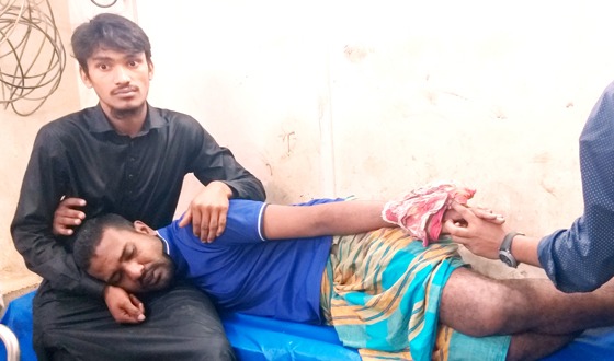 পাকুন্দিয়ায় ছাত্রদল সভাপতিকে কুপিয়ে জখম