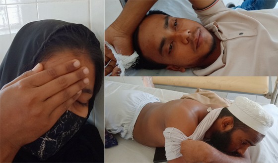 মোল্লাহাটে জমি দখল চেষ্টা ও হামলায় আহত ৩