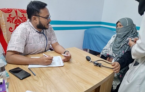 কালীগঞ্জে বন্ধন জেনারেল হাসপাতালের ফ্রি মেডিকেল ক্যাম্প