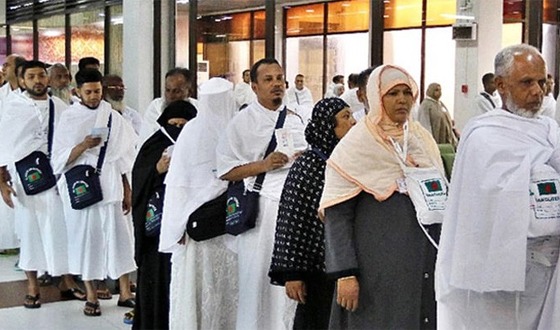 হজের উদ্দেশ্যে সৌদিতে পৌঁছালেন আরও ১৭৬৯৪