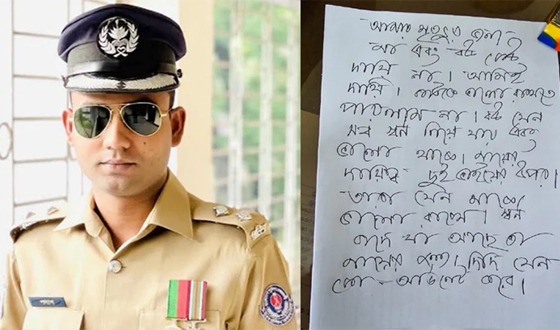 পুলিশ সদস্য’র লাশ উদ্ধার: চিরকুটে লেখা ‘মৃত্যুর জন্য মা এবং বউ কেউ দায়ী নয়’