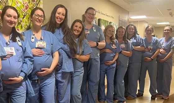 একই হাসপাতালে একসঙ্গে অন্তঃসত্ত্বা ১৪ নার্স!