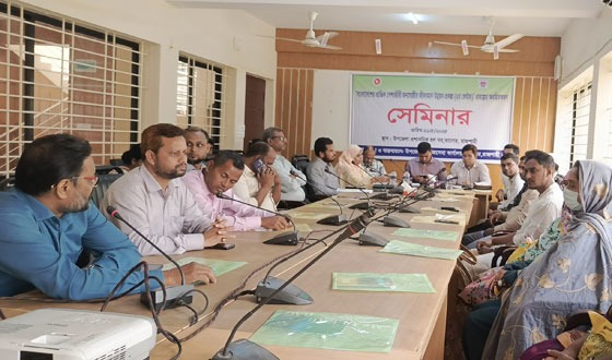 তানোরে প্রান্তিক পেশাজীবী জনগোষ্ঠীর জীবন মান উন্নয়ন বিষয়ক সেমিনার