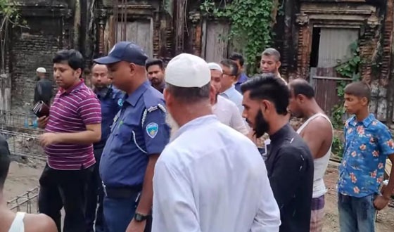 সরাইলে বিপ্লবী উল্লাসকর দত্তের বাড়ি দখলের চেষ্টা