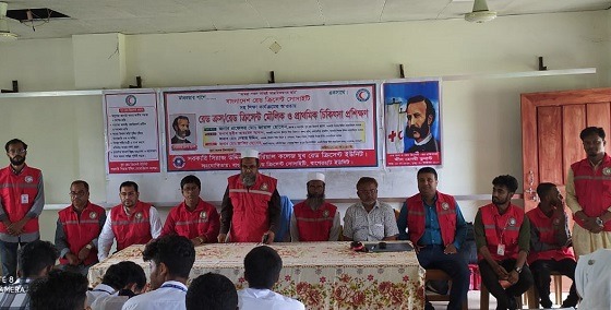 মোরেলগঞ্জে যুব রেড ক্রিসেন্টের ৩দিন ব্যাপী চিকিৎসা প্রশিক্ষন কর্মসূচীর উদ্ভোদন
