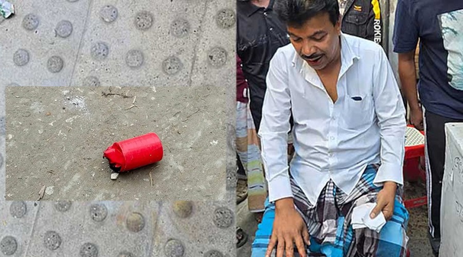 ইস্কাটনে ককটেল বিস্ফোরণে পথচারী আহত