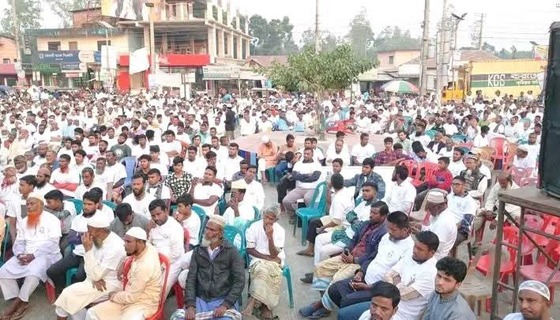 নীলফামারীতে শ্রমিক কল্যাণ ফেডারেশনের সমাবেশ