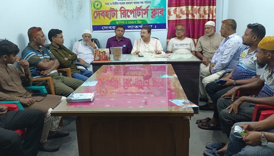 দেবহাটায় বিএনপির মনোনয়ন প্রত্যাশী শাহেদের মতবিনিময়