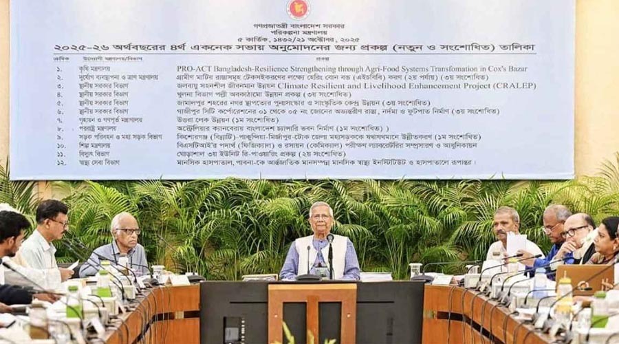 একনেকে ১ হাজার ৯৮৮ কোটি টাকার ১৩ প্রকল্প অনুমোদন