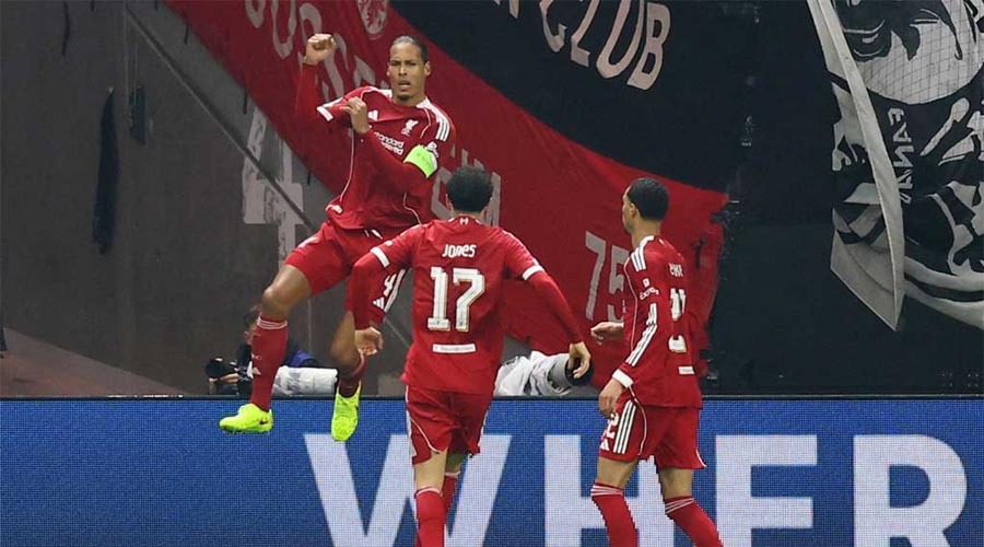 ফ্রাঙ্কফুর্টে ৫-১ গোলের দাপুটে জয়ে চেনা ছন্দে ফিরল লিভারপুল