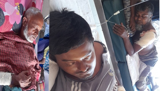 চিতলমারীতে জমি সংক্রান্ত বিরোধকে আহত ৩