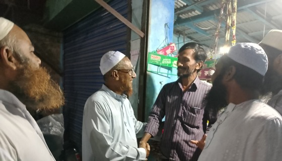 বরিশাল-৩ আসনে ইসলামী আন্দোলনের প্রার্থীর গণসংযোগ