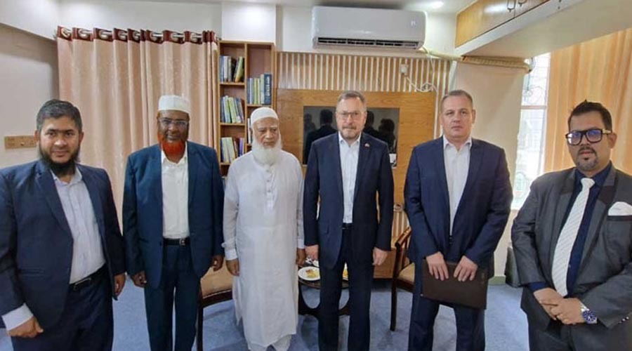 জামায়াত আমিরের সঙ্গে রাশিয়ার রাষ্ট্রদূতের সৌজন্য সাক্ষাৎ