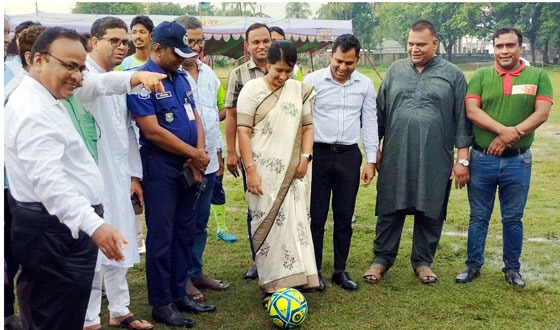 চরভদ্রাসন উপজেলা গোল্ডকাপ টুর্ণামেন্টের শুভ উদ্বোধন