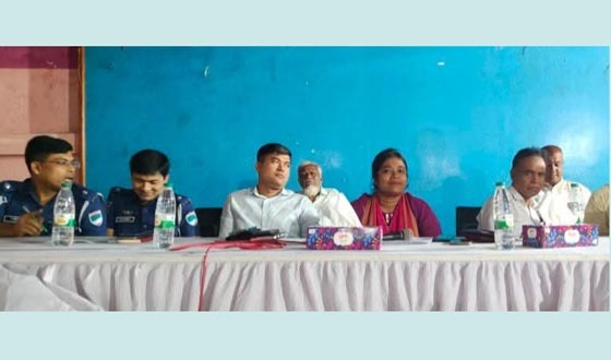 তালায় দূর্গাপূজা উদযাপন উপলক্ষে প্রশাসনের মতবিনিময় সভা