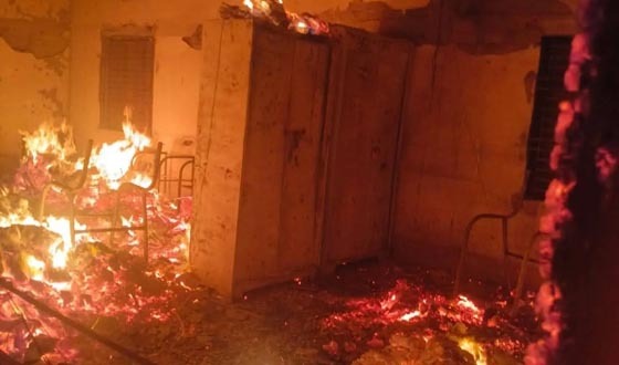 গাবতলীতে বিদ্যালয়ের অফিস কক্ষে রহস্যজনক আগুন