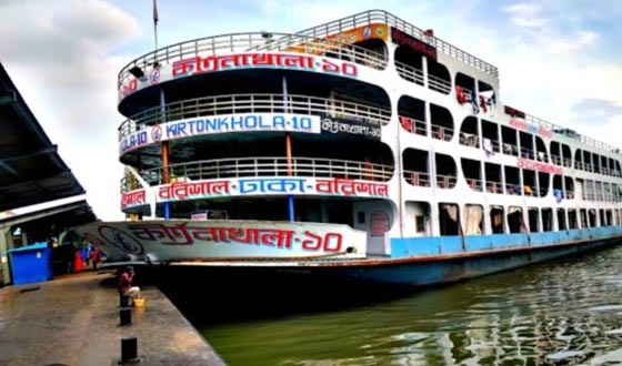 কীর্তনখোলা-১০ লঞ্চে অগ্নিকান্ড