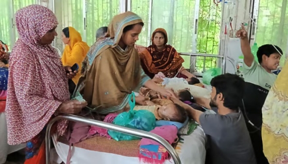 রামেক হাসপাতালে হামের উপসর্গ নিয়ে এক শিশুর মৃত্যু, নতুন ভর্তি রোগী ২২