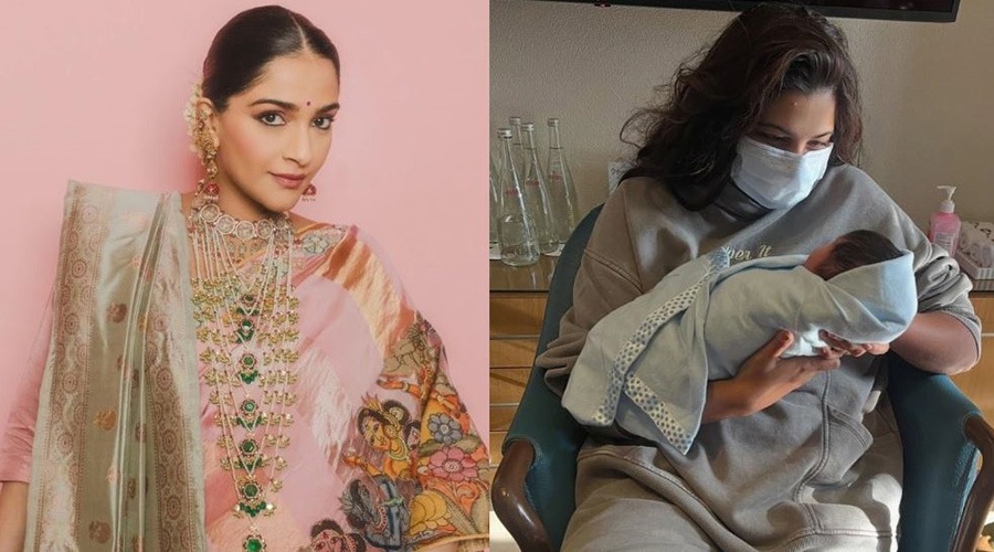 দ্বিতীয় ছেলের ছবি প্রকাশ করলেন সোনম কাপুর