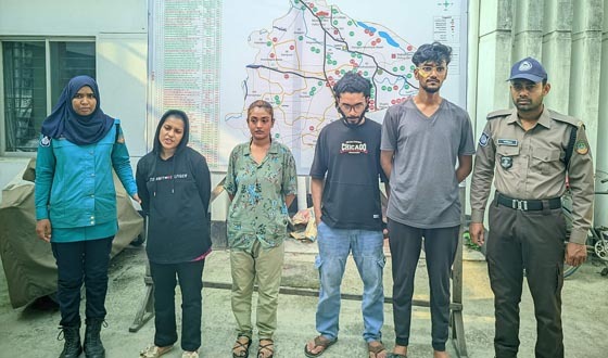 রংপুরে মাদকসহ ৪ সদস্য আটক