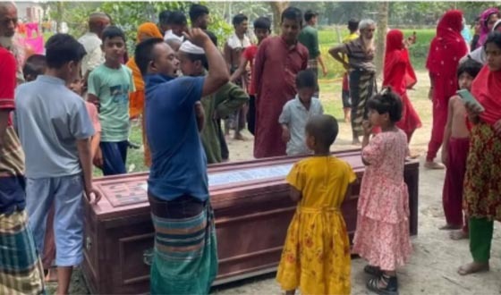 সৌদি আরবের মিসাইল হামলায় নিহত মামুনের মরদেহ গ্রামের বাড়িতে পৌঁছেছে