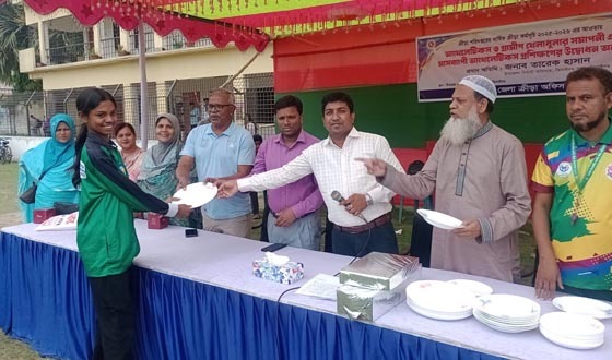 ঝিনাইদহে অ্যাথলেটিকস প্রতিযোগিতার সমাপনী