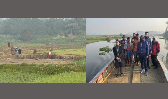 মতলবে কৃষি জমির মাটি কাটায় ৩ জনকে জেল ও অর্থদণ্ড