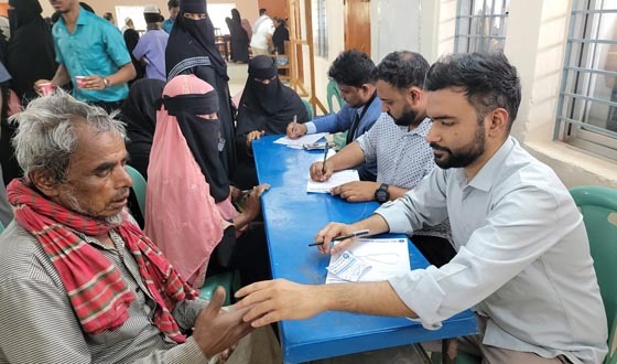 ড্যাব কক্সবাজার শাখার উদ্যোগে ফ্রী মেডিকেল ক্যাম্প