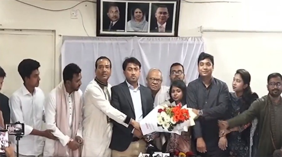 জাকসু ভিপি জিতু বিএনপিতে যোগ দিলেন