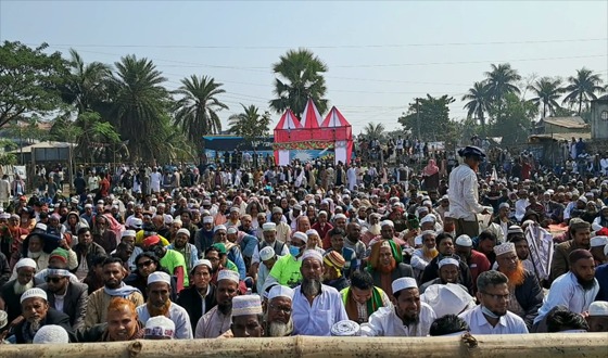 মোরেলগঞ্জে নির্বাচনী জনসভায় জামায়াতে যোগ ৭৫ নেতাকর্মীর