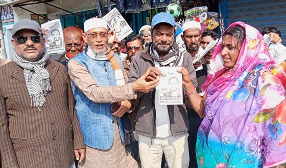 কয়রায় জাপার প্রার্থীর জনসংযোগ