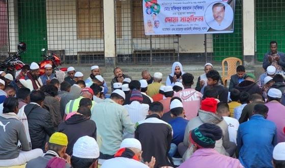 মণিরামপুরে বিএনপি নেতার সুস্থতা কামনায় দোয়া