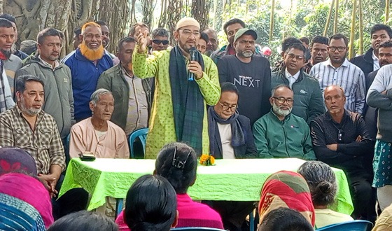 বিরলের ধামইর ইউনিয়নে ধানের শীষের গণসংযোগ