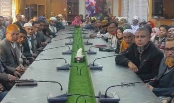 ভুরুঙ্গামারীতে ভোটকেন্দ্র প্রধানদের সাথে মতবিনিময় সভা