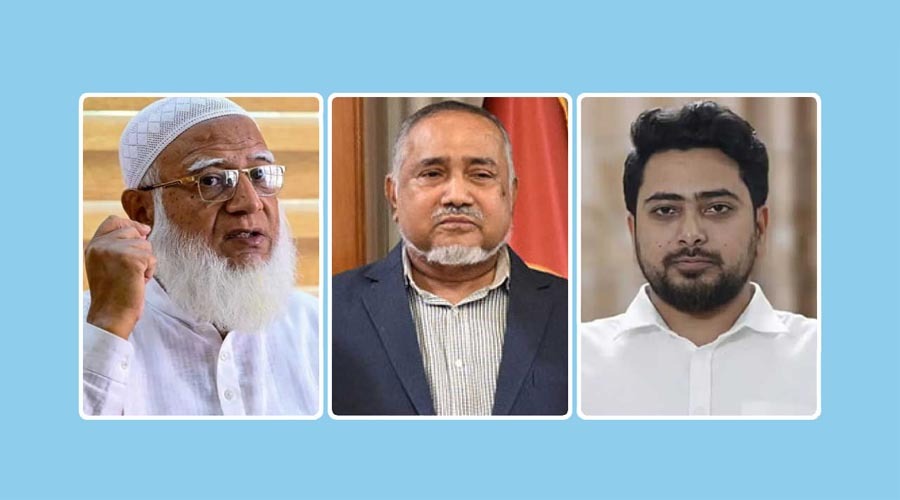 সংসদে বিরোধীদলীয় নেতা শফিকুর রহমান, উপনেতা তাহের ও হুইপ নাহিদ