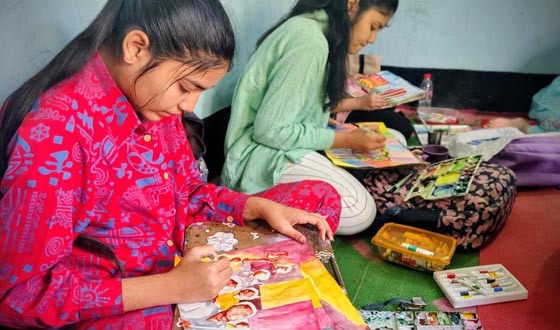 শেরপুরে শহীদ দিবস উপলক্ষে চিত্রাঙ্গন ও আবৃত্তি প্রতিযোগিতা