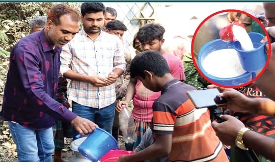 কিশোরগঞ্জে রমজানে ১০ টাকা লিটার দুধ বিক্রি