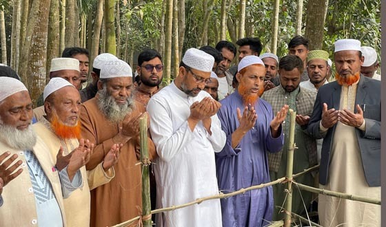 জুলাই যোদ্ধা শহীদের কবর জিয়ারত এমপি কামরুল হাসান