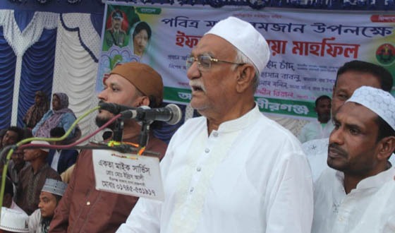 চাঁদাবাজি সন্ত্রাস মাদক এলাকা থেকে বিতাড়িত করা হবে: চাঁদ