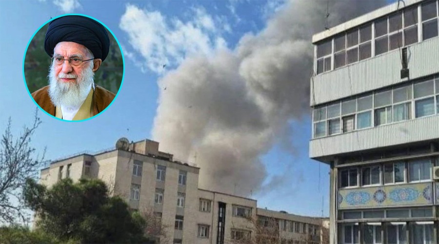 খামেনির কার্যালয়ের কাছে ইসরায়েল ও যুক্তরাষ্ট্রের বিমান হামলা