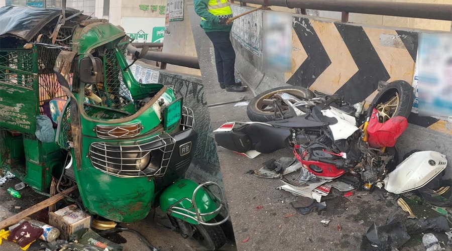 সাতসকালে রাজধানীর মৌচাকে সড়কে ২ জনের মৃত্যু