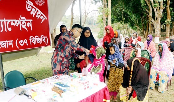 নববর্ষে বিজিবির ফ্রি মেডিক্যাল ক্যাম্পেইন