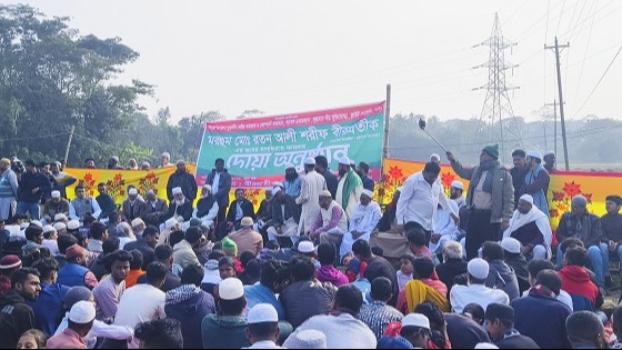 বাবুগঞ্জে বীর প্রতীক রত্তন আলীর রুহের মাগফিরাত কামনায় দোয়া