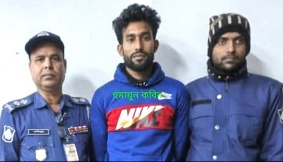 কালীগঞ্জে ওমর আলী হত্যা মামলার আসামি গ্রেফতার